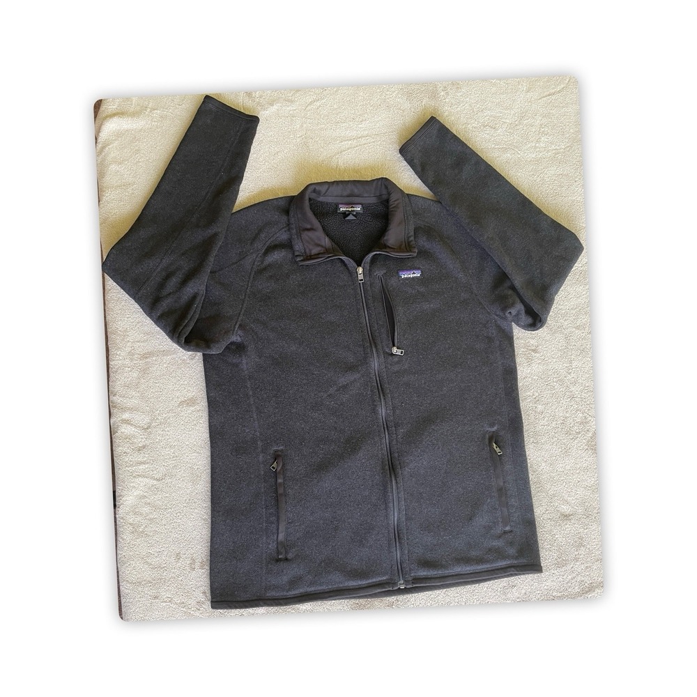 Patagonia Better Sweater Jacket Dark‎ Gray Outdoor Hiking Mens Size Large